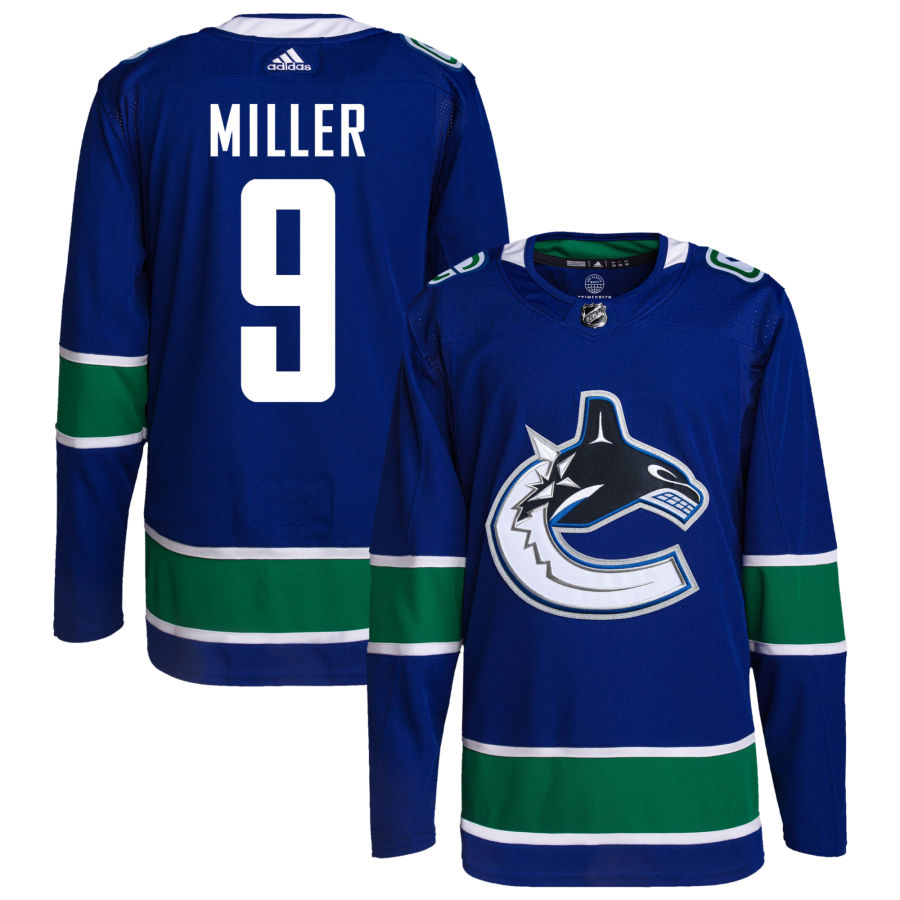 J.T. Miller Vancouver Canucks adidas Home Primegreen Authentic Pro Jersey - Royal
