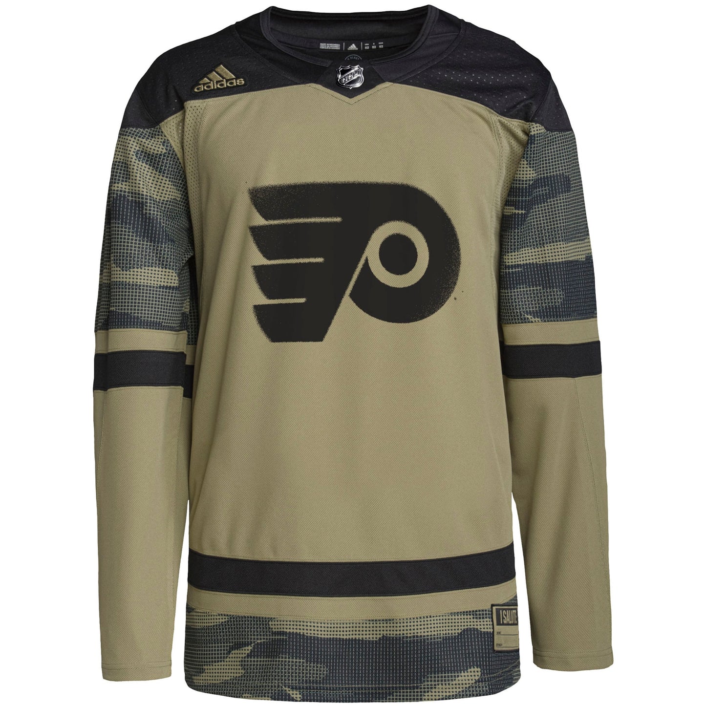 Philadelphia Flyers adidas Military Appreciation Team Authentic Practice Jersey - Camo