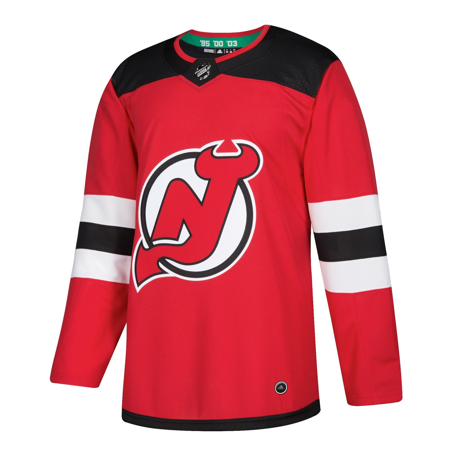 New Jersey Devils adidas Home Authentic Blank Jersey - Red