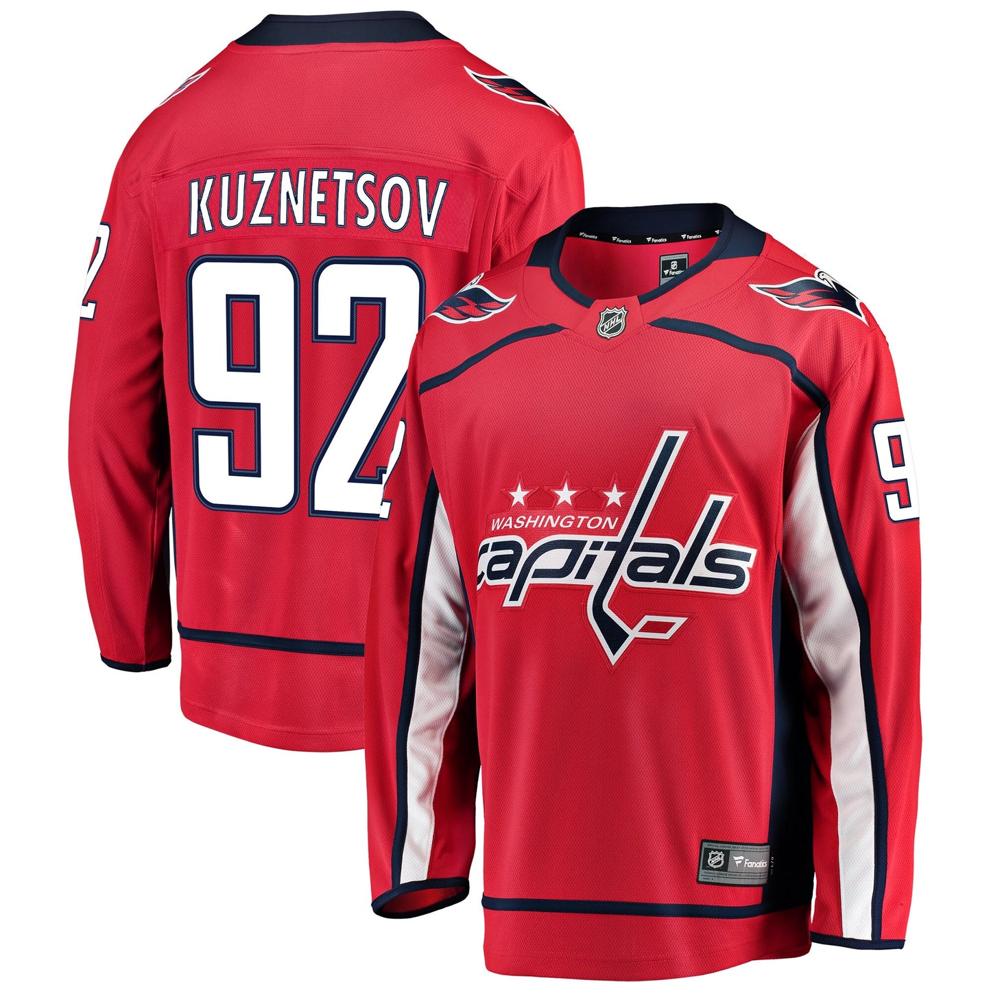 Evgeny Kuznetsov Washington Capitals Fanatics Branded Home Breakaway Player Jersey - Red