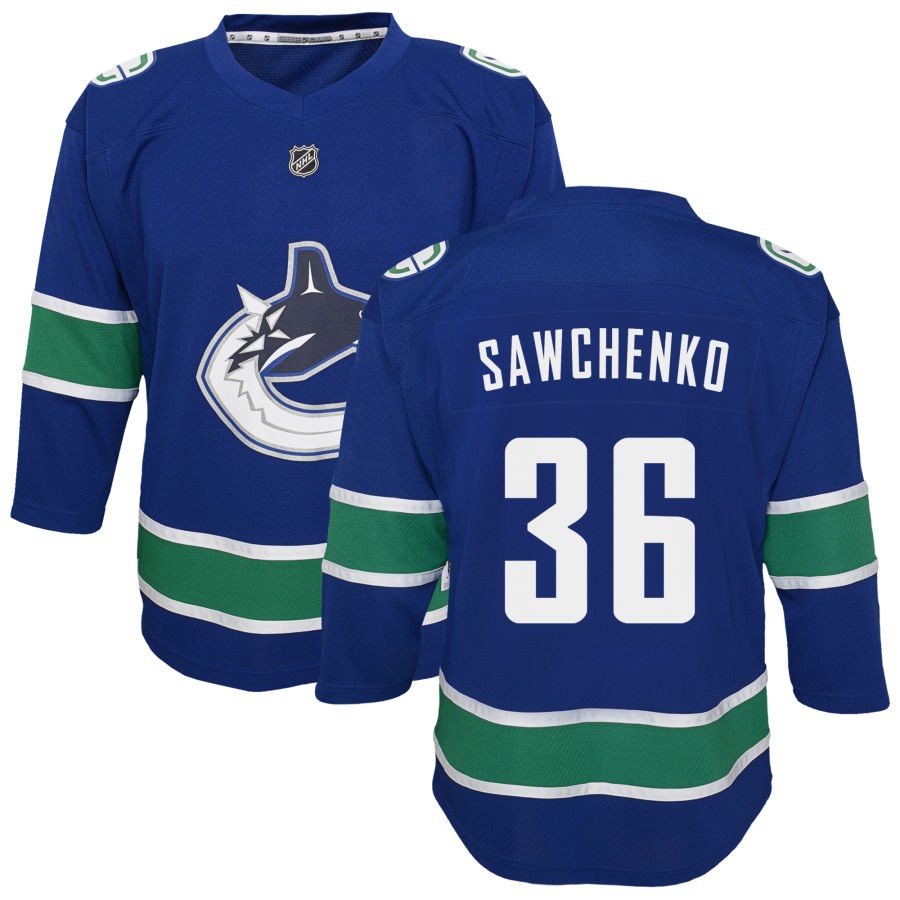 Zach Sawchenko Vancouver Canucks Youth Replica Jersey - Blue