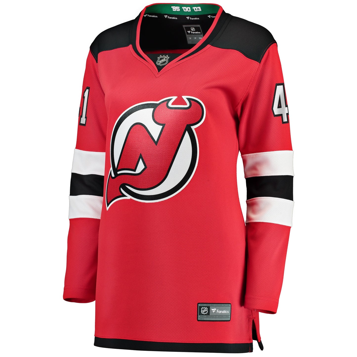 Vitek Vanecek New Jersey Devils Fanatics Branded Women's Home Breakaway Player Jersey - Red