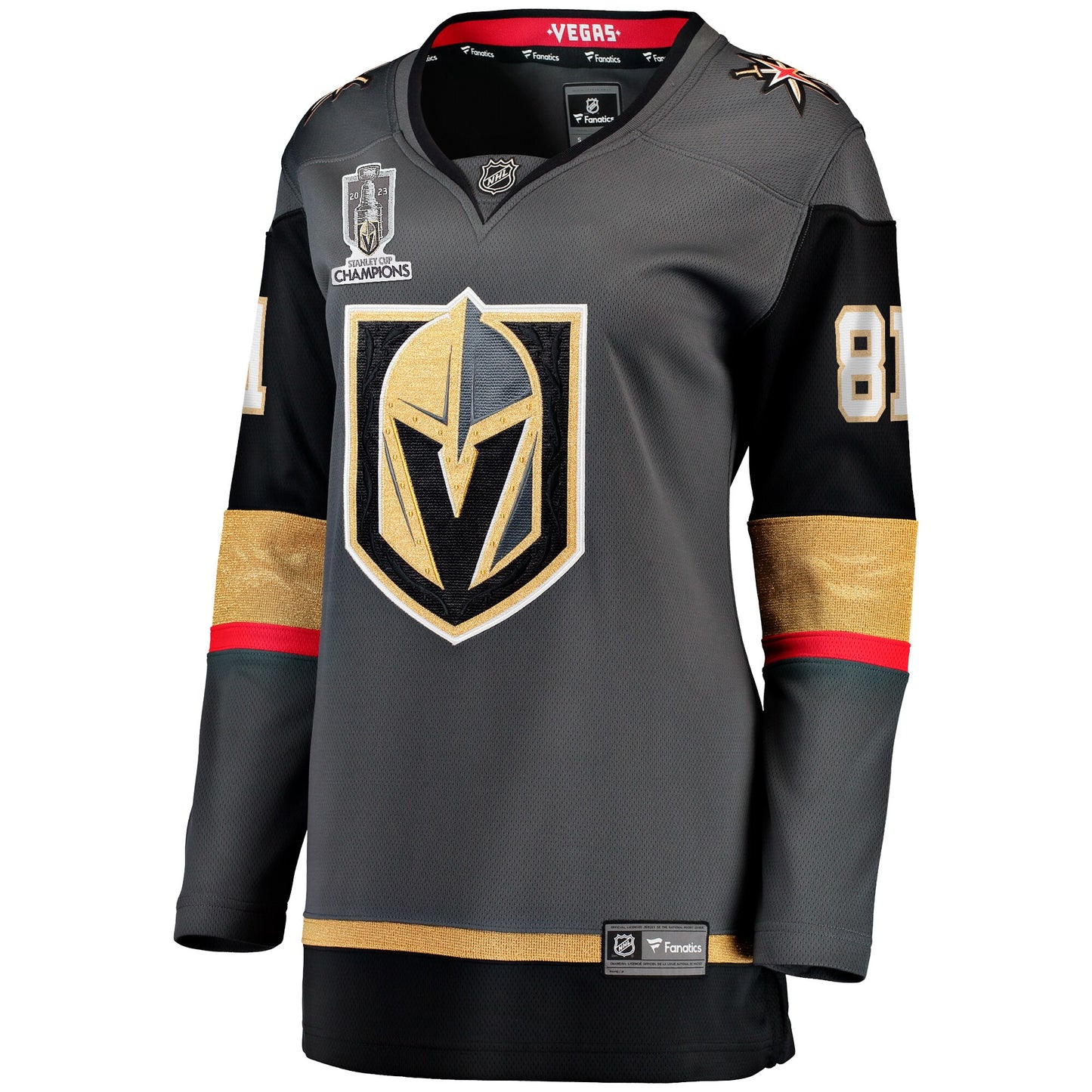 Jonathan Marchessault Vegas Golden Knights Fanatics Branded Women's 2023 Stanley Cup Champions Alternate Breakaway Player Jersey - Black