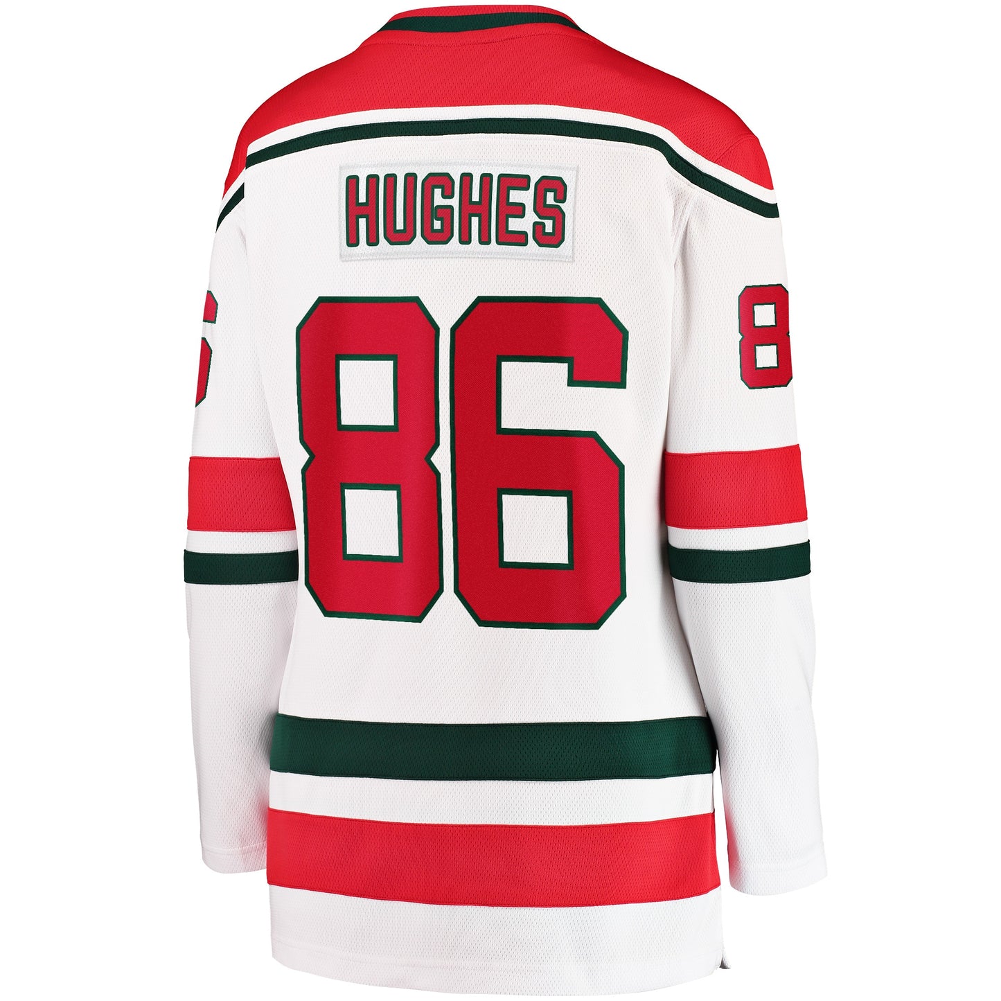 Jack Hughes New Jersey Devils Fanatics Branded Women's 2022/23 Heritage Premier Breakaway Jersey - White
