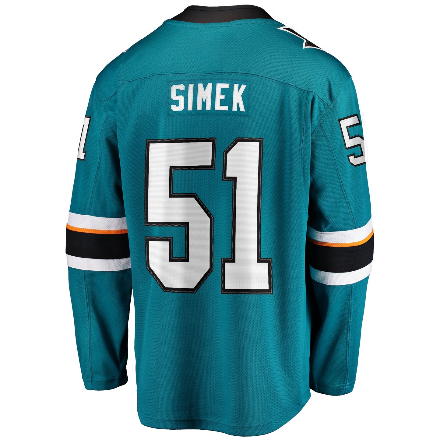 Radim Simek San Jose Sharks Fanatics Branded Home Breakaway Player Jersey - Teal