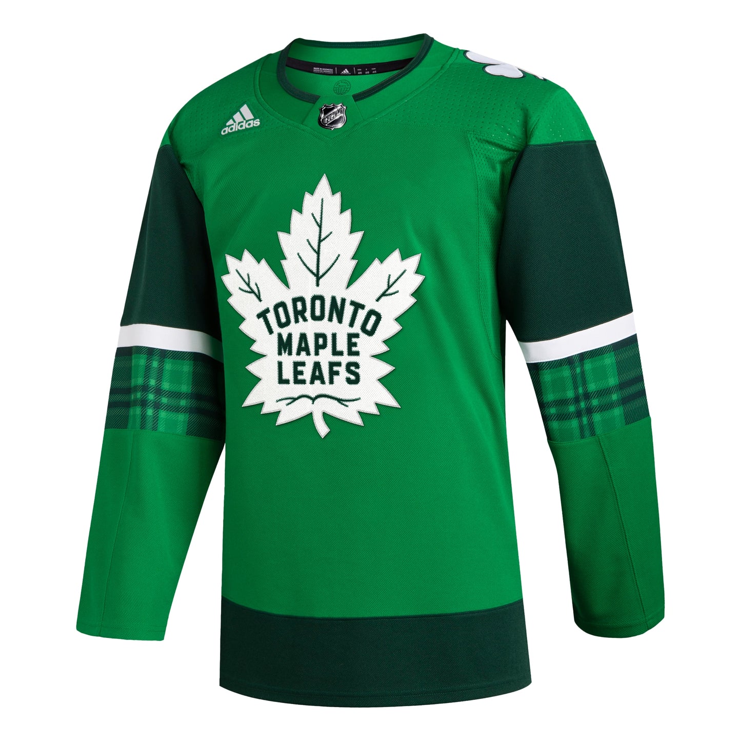 Toronto Maple Leafs adidas 2023 St. Patrick's Day Primegreen Authentic Jersey - Kelly Green
