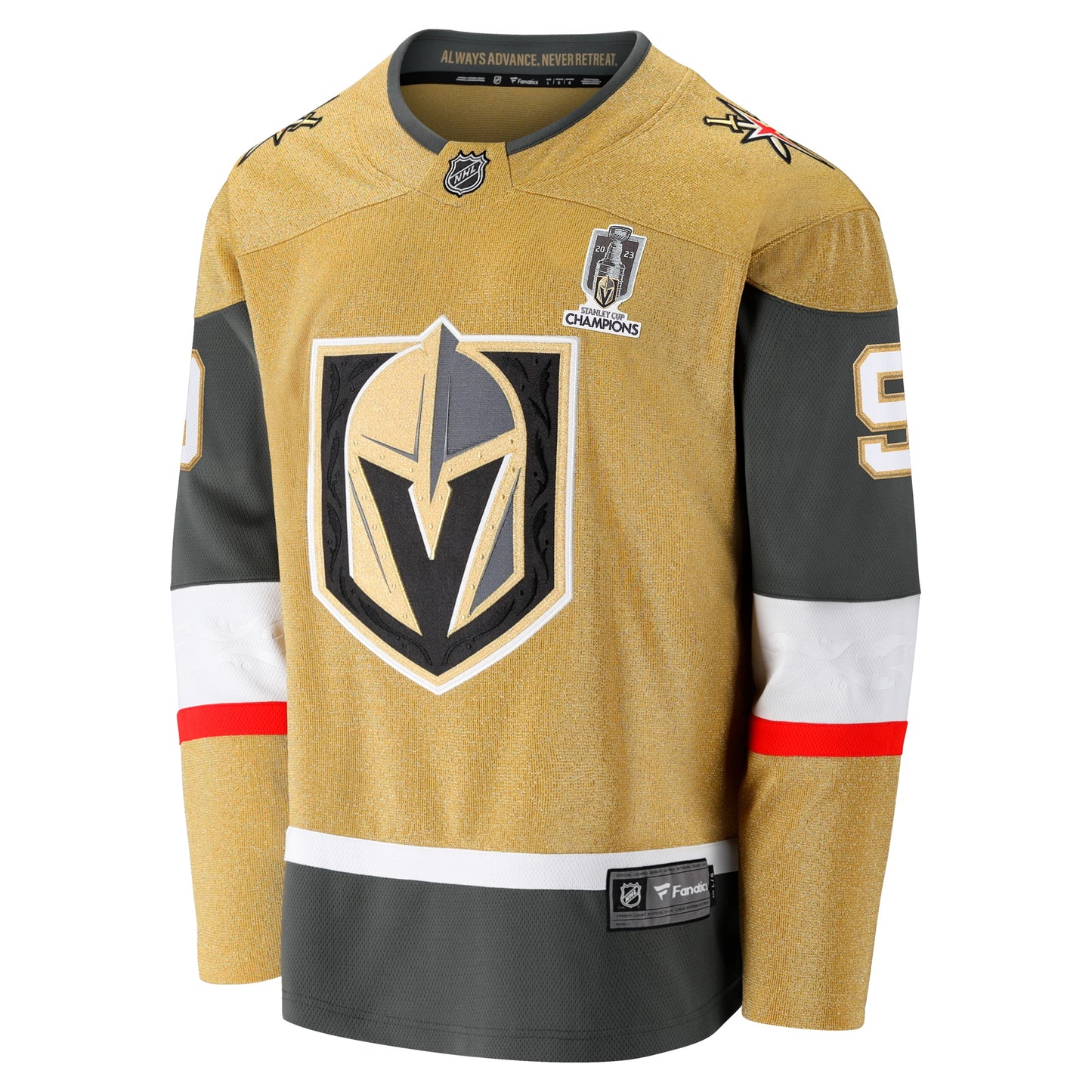Jack Eichel Vegas Golden Knights Fanatics Branded 2023 Stanley Cup Champions Home Breakaway Player Jersey - Gold
