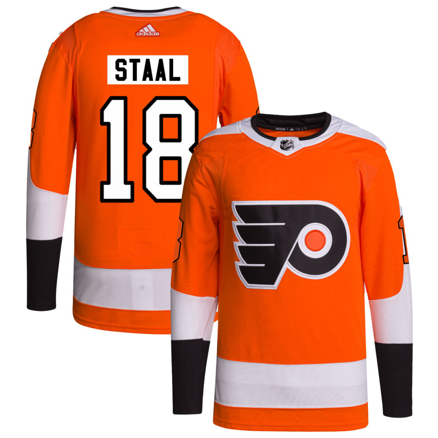 Marc Staal Philadelphia Flyers adidas Home Primegreen Authentic Pro Jersey - Orange