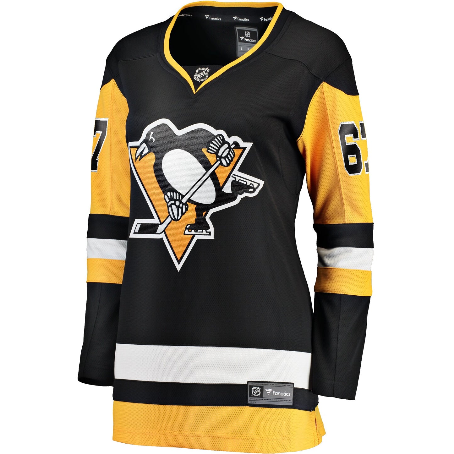 Rickard Rakell Pittsburgh Penguins Women's Fanatics Branded Home Breakaway Player Jersey - Black