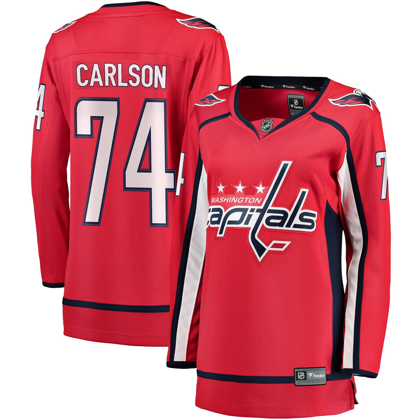 John Carlson Washington Capitals Fanatics Branded Women's Breakaway Player Jersey - Red