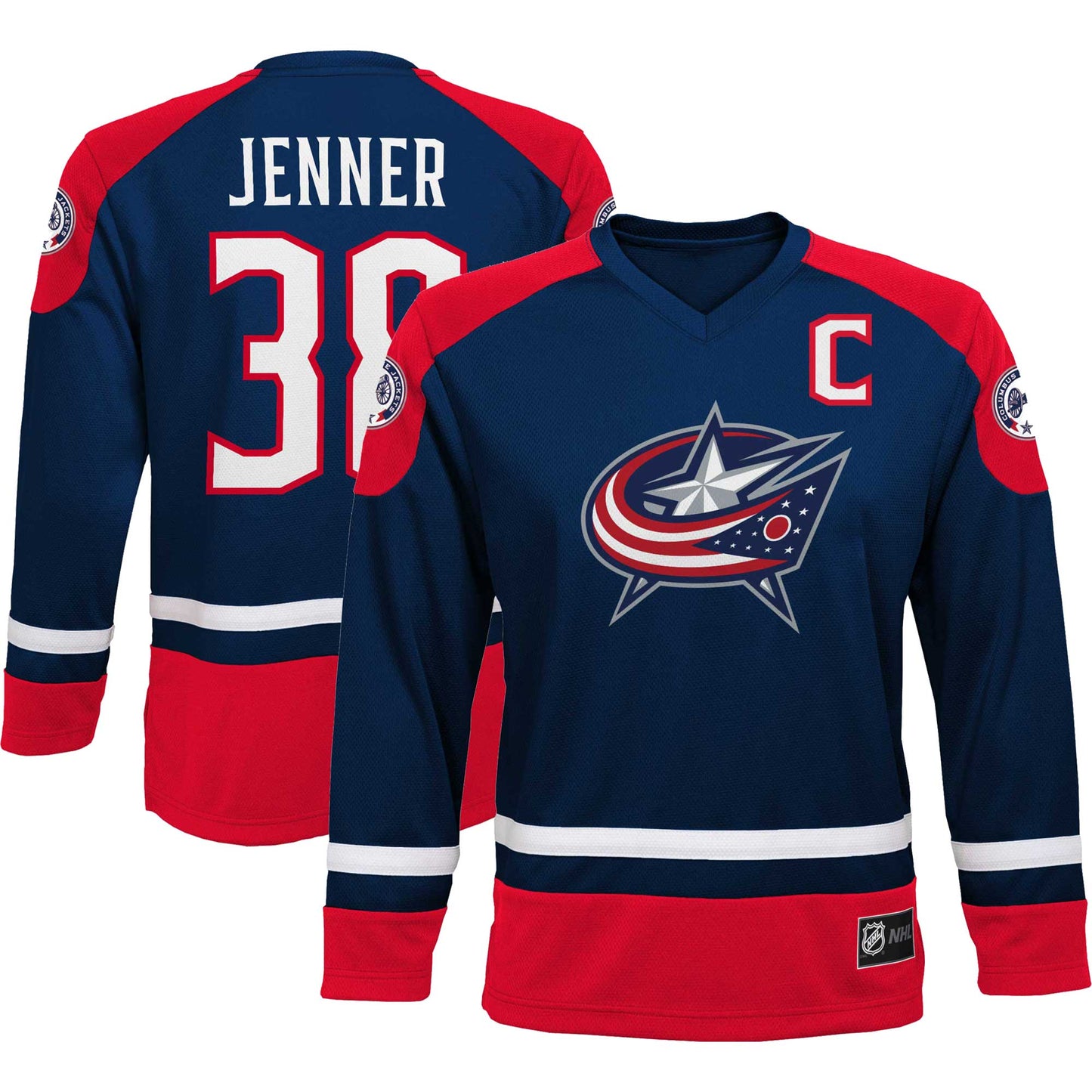 Youth Boone Jenner Navy Columbus Blue Jackets Player Jersey