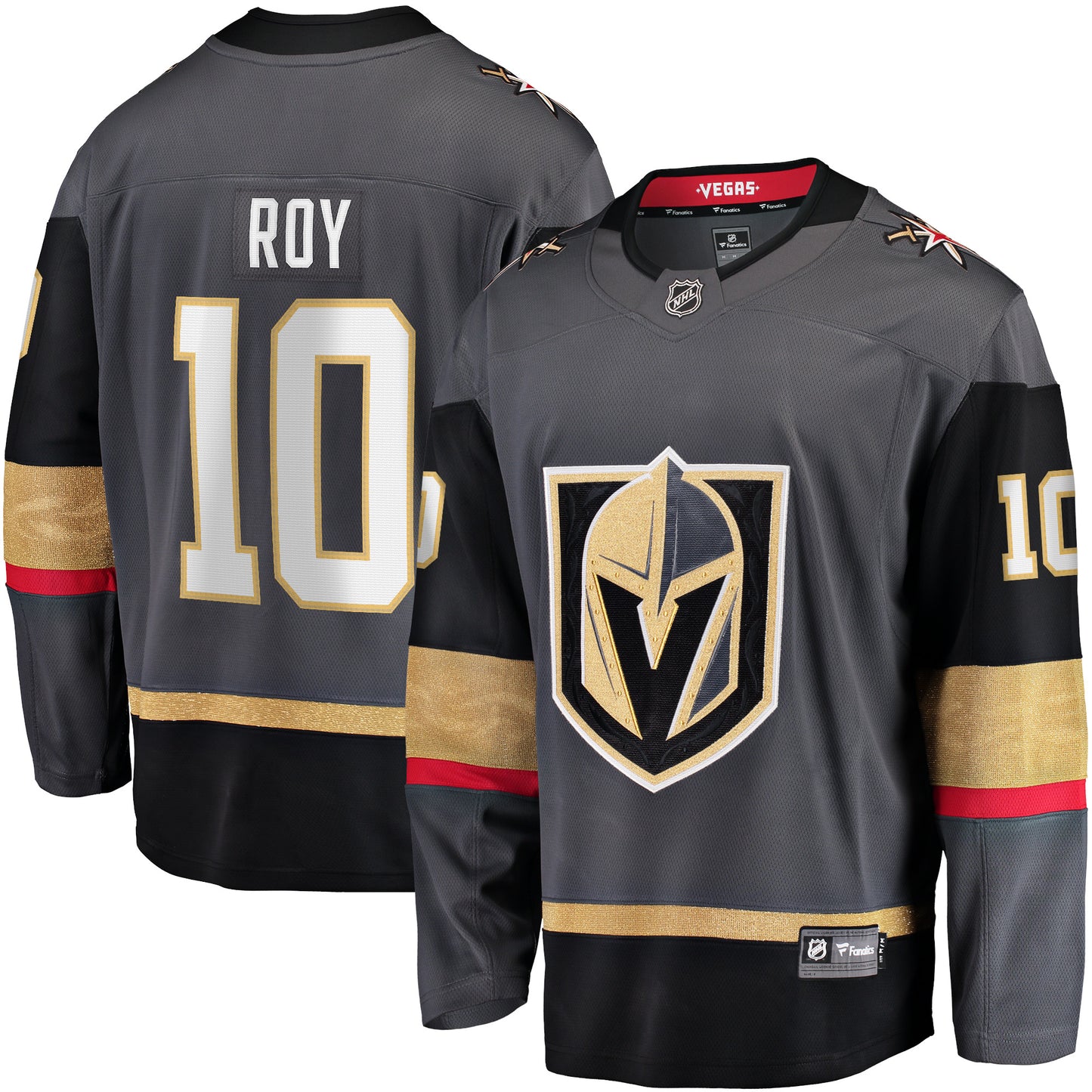 Nicolas Roy Vegas Golden Knights Fanatics Branded Home Breakaway Player Jersey - Gray