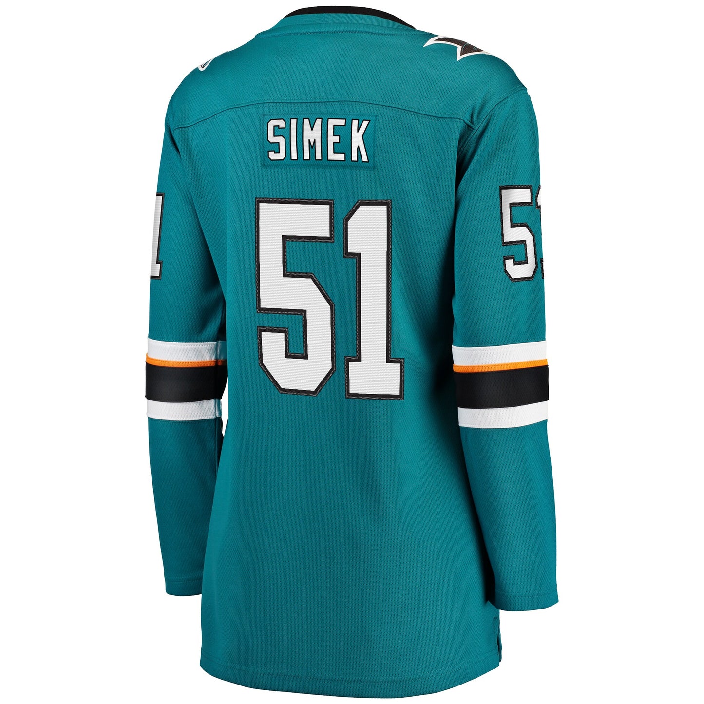 Radim Simek San Jose Sharks Fanatics Branded Women's Home Breakaway Player Jersey - Teal